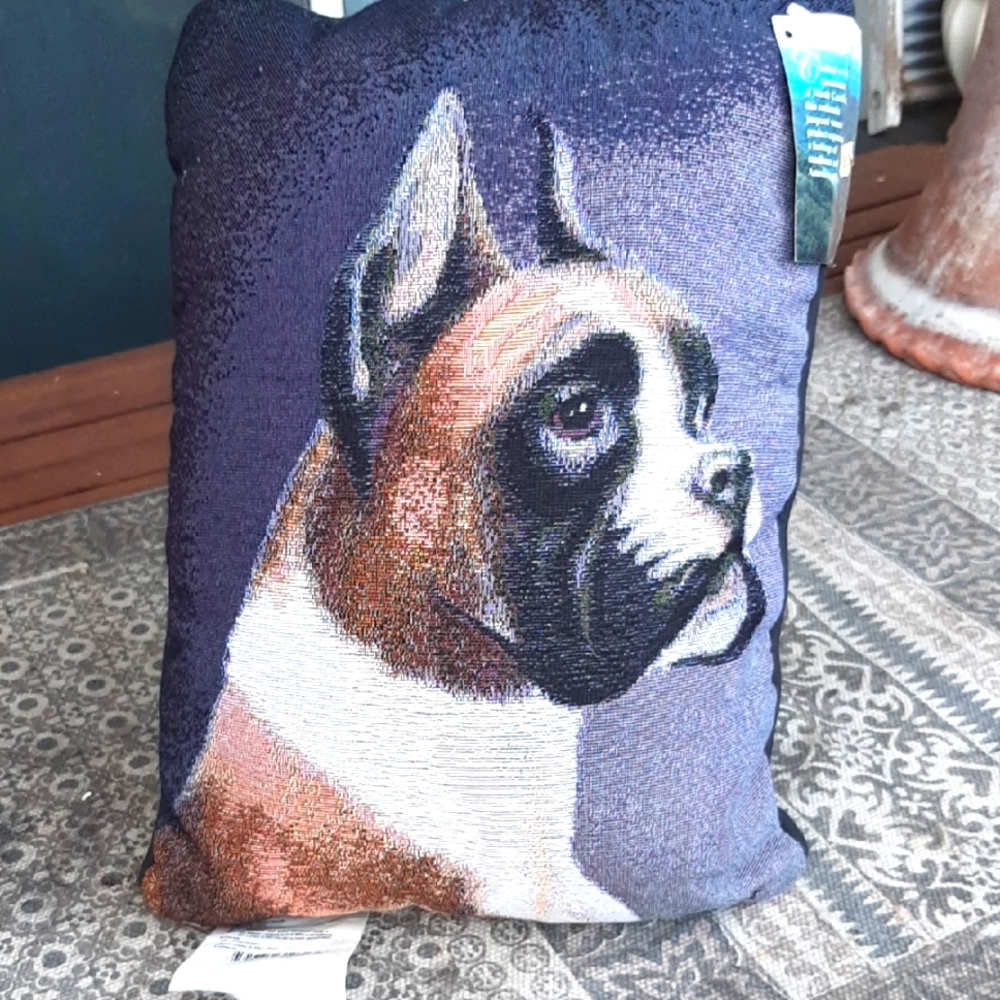 Boxer Dog Decorative Pillow